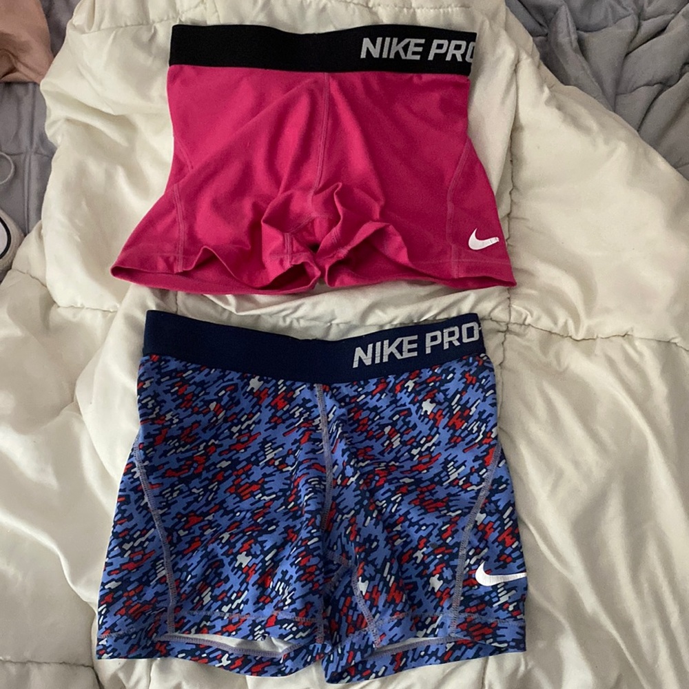 girls nike pro spandex